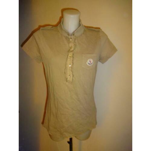 D4A Moncler mooie polo merklogo op de borst roesjes IGST L
