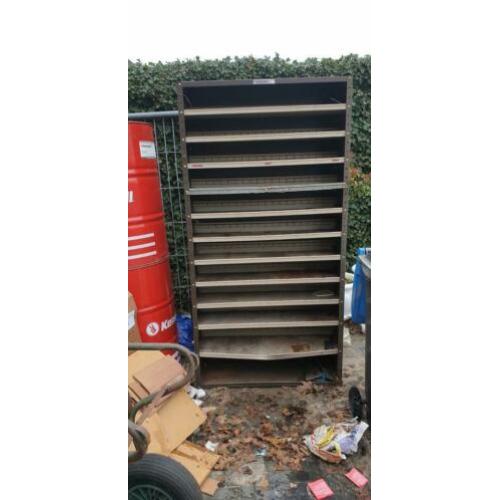 Gereedschap kast ijzeren stelling schuur werkplaats