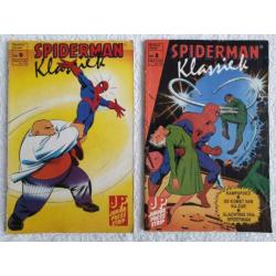 6 x SPIDERMAN KLASSIEK COMICS. 1989. 2 EURO PER STUK.