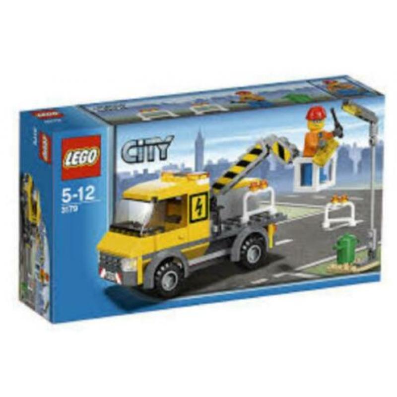 Lego city 3179 reparatietruck hoogwerker lantaarnpaal auto
