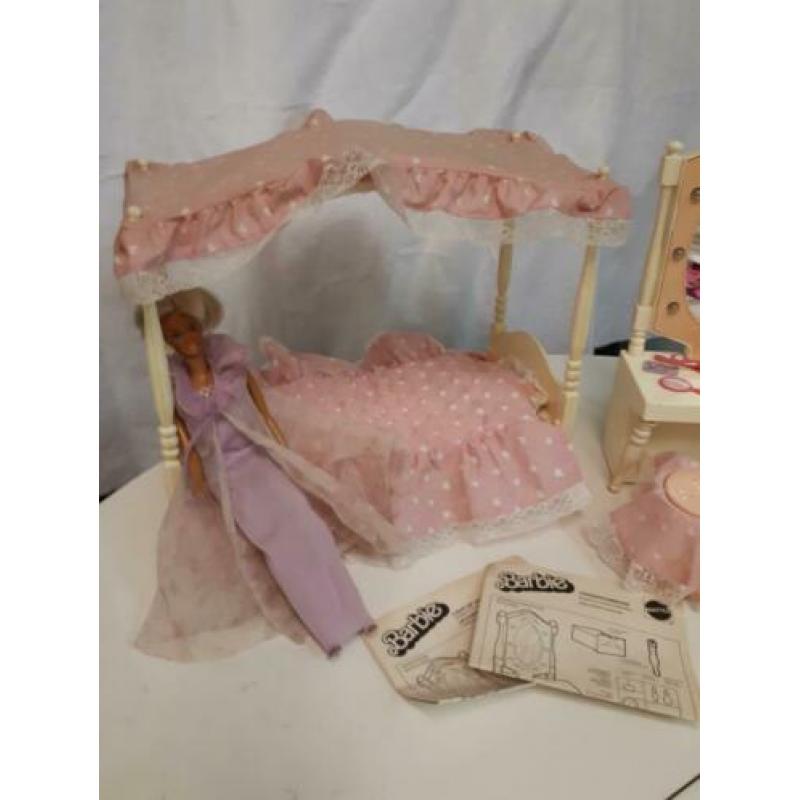 Barbie slaapkamer 1982, volledig compleet