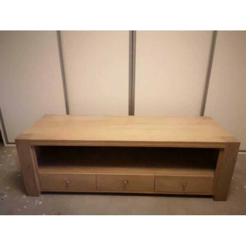 Onbehandeld eiken TV kast 160 cm