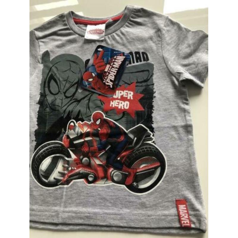 Spider-Man shirt maat 98(3) nieuw