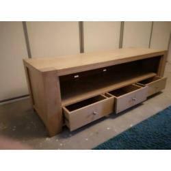 Onbehandeld eiken TV kast 160 cm
