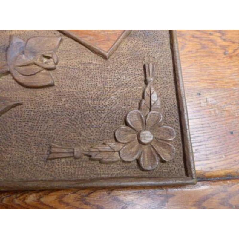 Prachtige art deco houten fotolijst