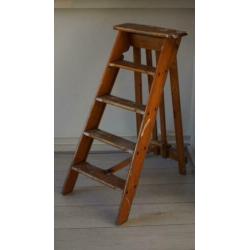 Prachtige Houten Trap, Decoratie, Schilderstrap, Ladder