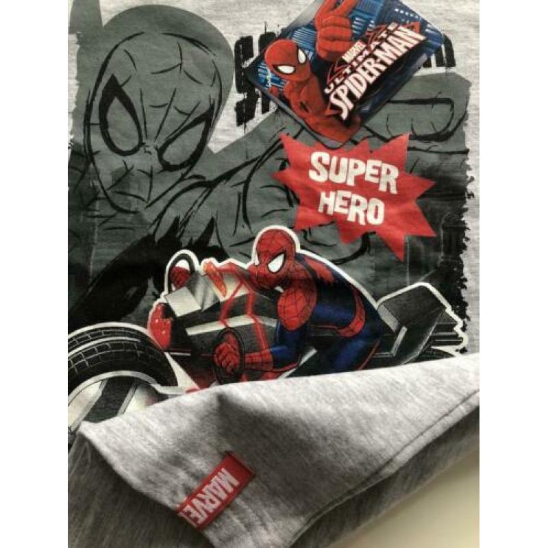 Spider-Man shirt maat 98(3) nieuw