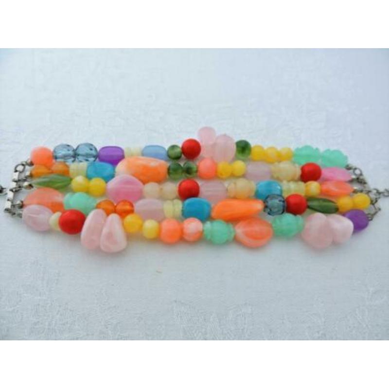 Vintage vrolijke Ibiza zonnige kralen armband Boho Hippies