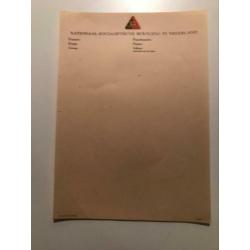 61. A5 vel NSB briefpapier
