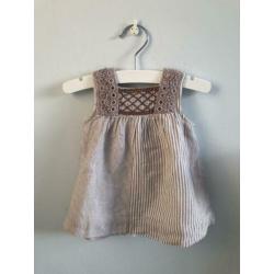 Gocco jurk en Bloomer maat 6-9 maanden