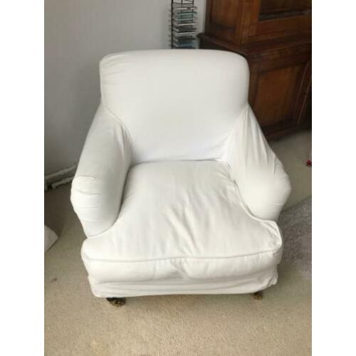 Witte fauteuil