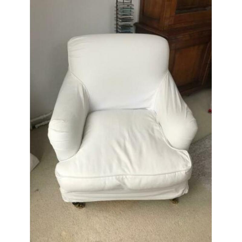 Witte fauteuil