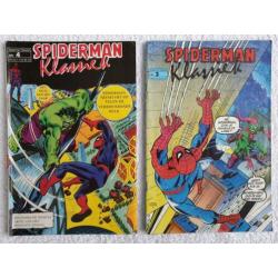 6 x SPIDERMAN KLASSIEK COMICS. 1989. 2 EURO PER STUK.
