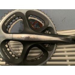 Dura Ace 7900 crank (crankstel) evt met 105 pedalen