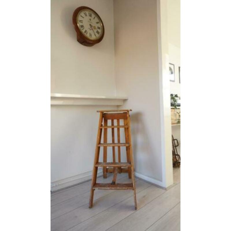 Prachtige Houten Trap, Decoratie, Schilderstrap, Ladder