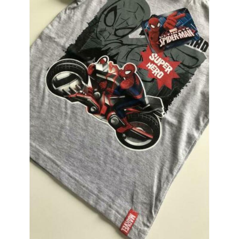 Spider-Man shirt maat 98(3) nieuw