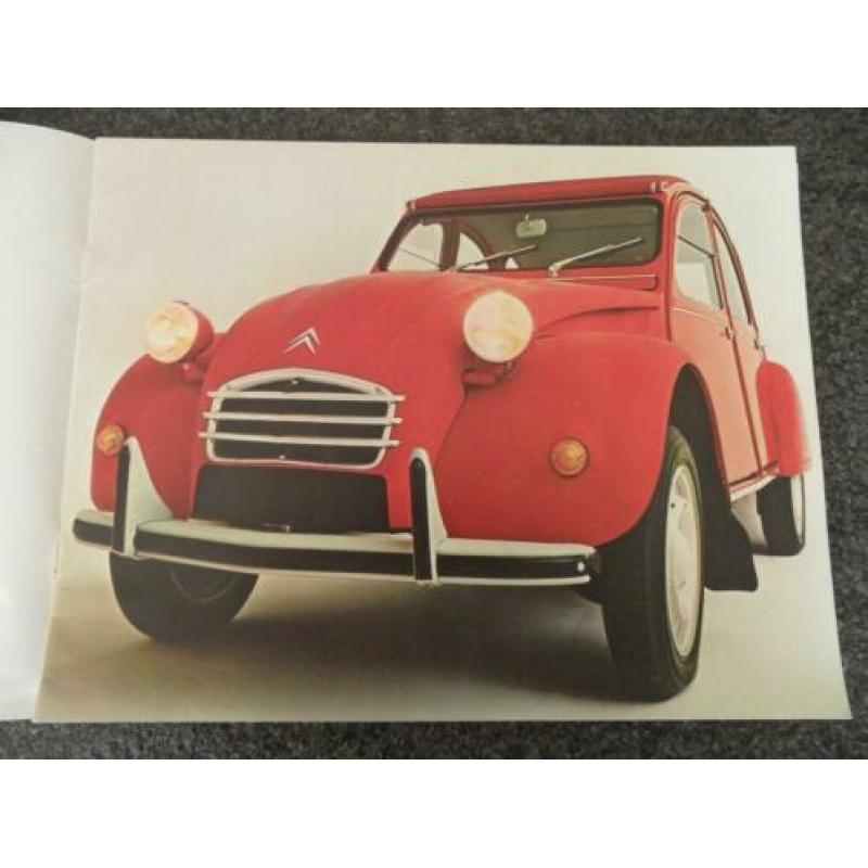 Citroën 2 CV4 en 2CV6 oldtimerauto 1970 folder