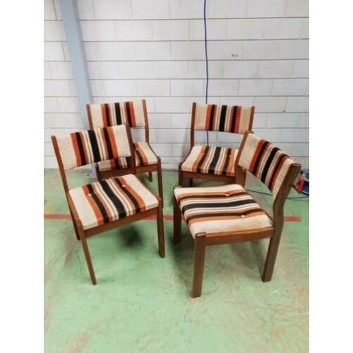 Retro vintage stoelen stoel stoeltjes eetkamer stoel