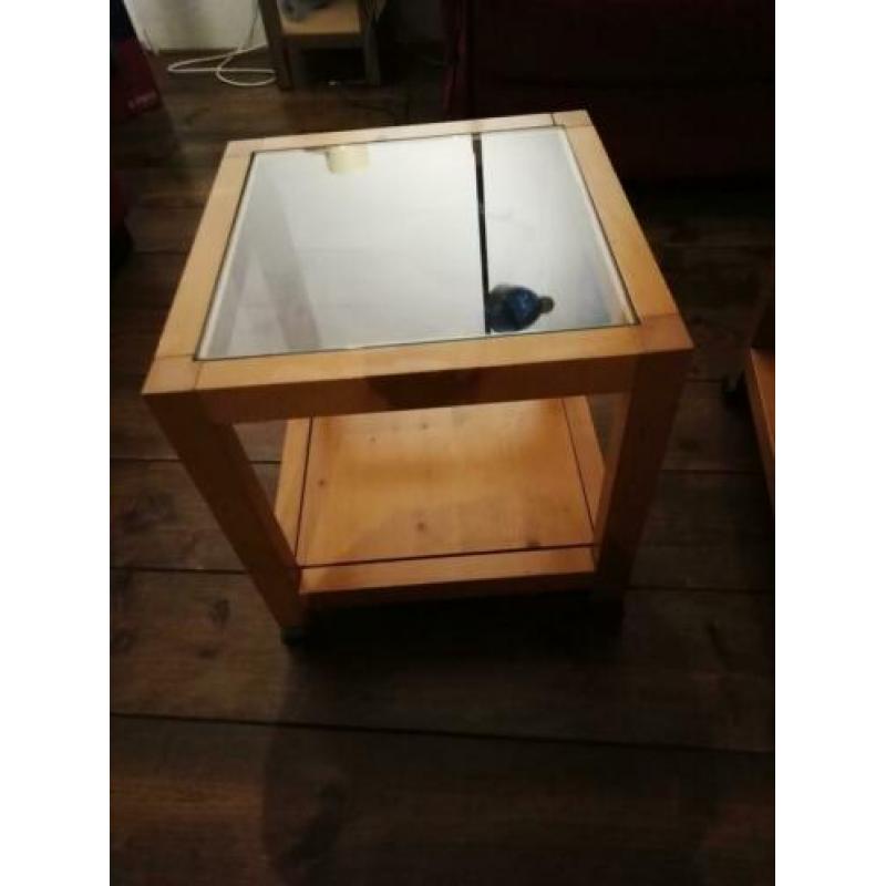Lundia. Coffee (W56, L91, H44) and 2 side tables W&L41, H44