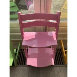 Groene, Gele en Roze Tripp Trapp te koop