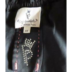Paptrizia Pepe blauwe one shoulder jurk maat 40