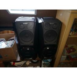 Sony XB8AV stereo toren + Sony SS-XB8AV speakers
