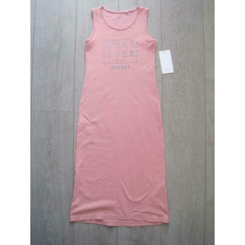 NAME IT Zomerse lange maxi jurk, mt 128 roze