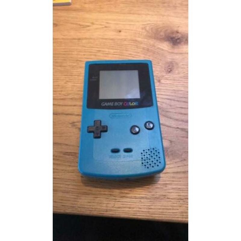 Gameboy Colorado blauw met 5 spellen