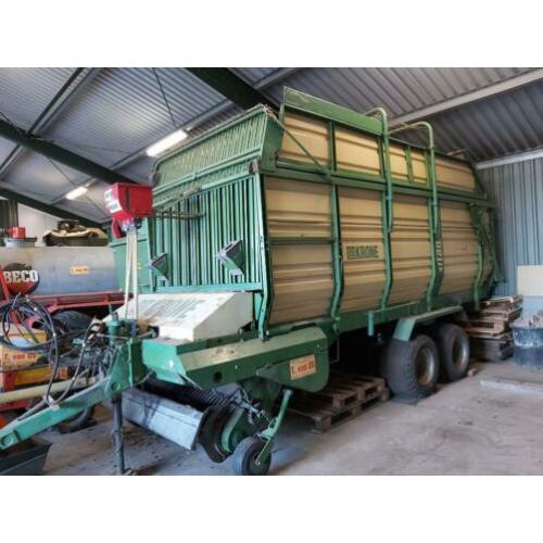 Krone Titan GL 6/40 opraapwagen Strautmann Schuitemaker