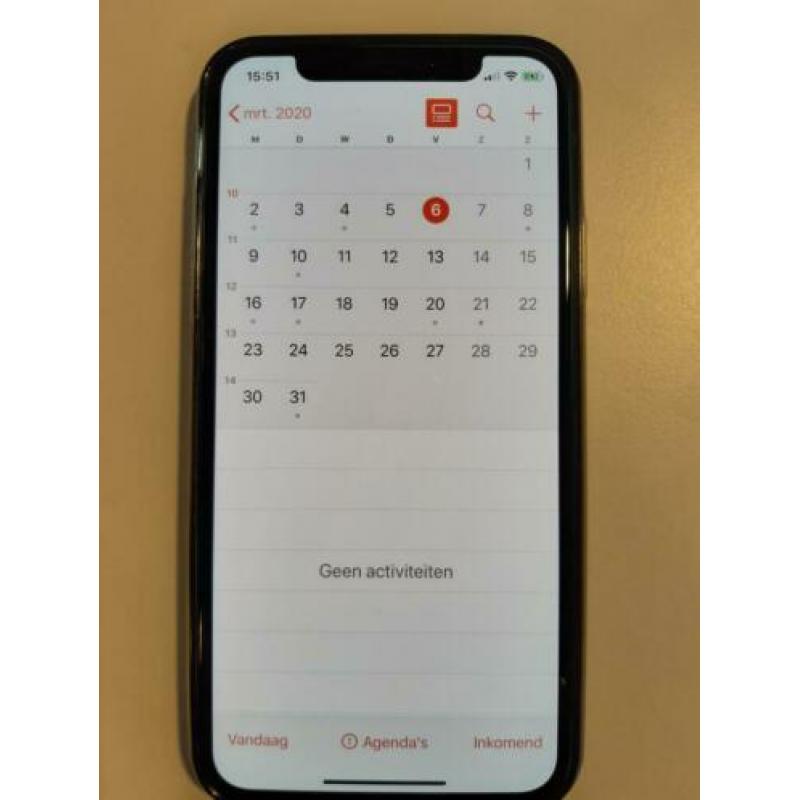 iPhone X 64GB wit, compleet + zeer netjes, FaceID werkt niet