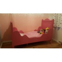 Bopita belle peuterbed 150x70 roze incl matras en beddengoed
