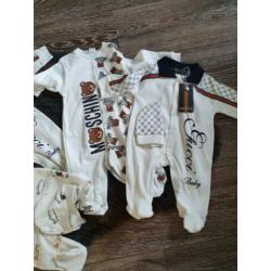 Gucci moschino burberry maat 62 boxpakje rompertje