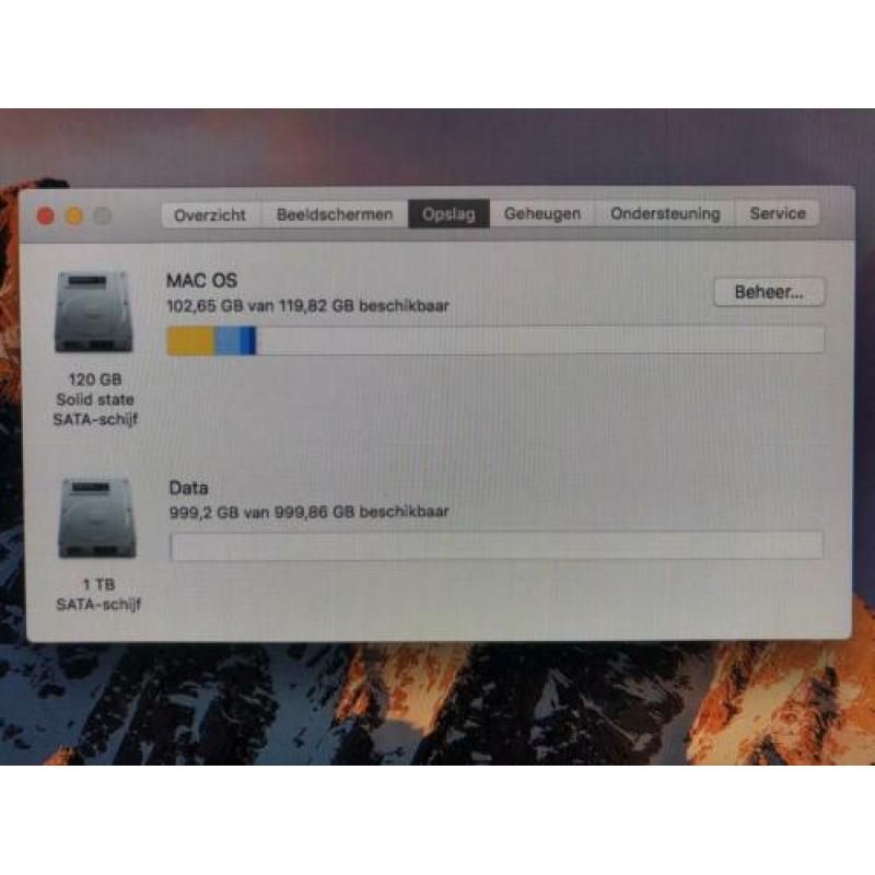 iMac 27 inch i5 8gb 1TB HDD / SSD