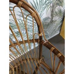 Retro rotan stoeltje