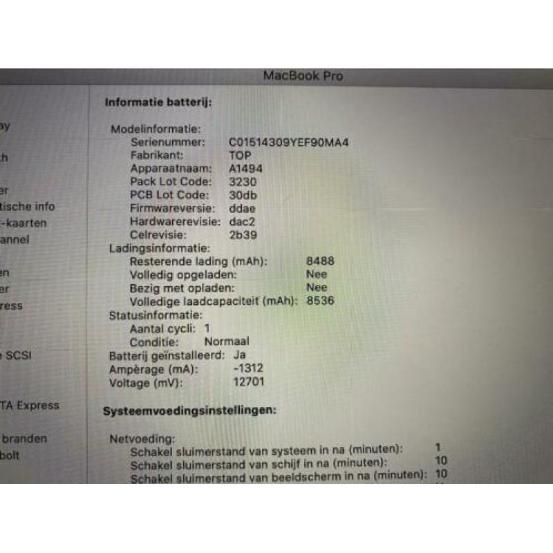 Krachtige Macbook Pro Retina 15 inch i7 (inruil mogelijk)
