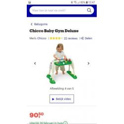 Chicco babygym/ activiteiten tafel