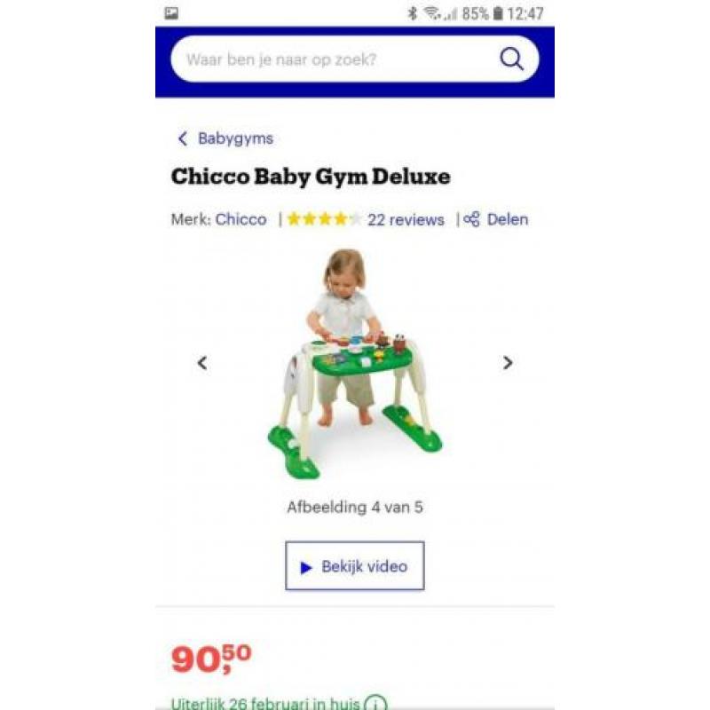 Chicco babygym/ activiteiten tafel