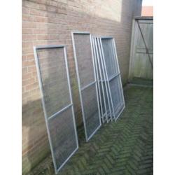 aluminium gaaspanelen om voliere of kooi te maken