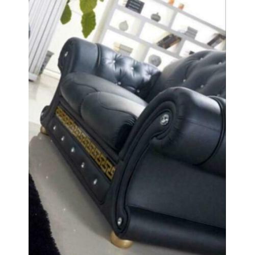 Exclusieve Swarovski banken Versace AKTIE 3+2 zits €1295,-