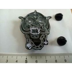 Motorhead erg mooie snaggletooth shaped metal pin speld n9