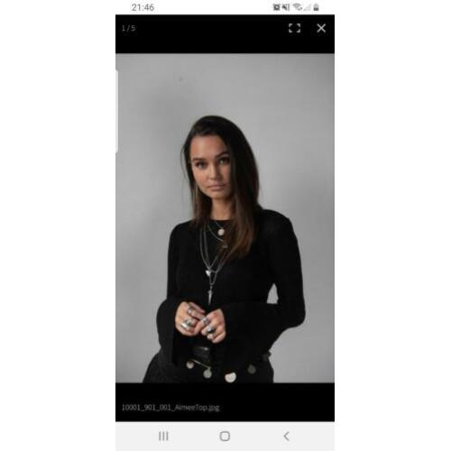 Moost Wanted Aimee top black S