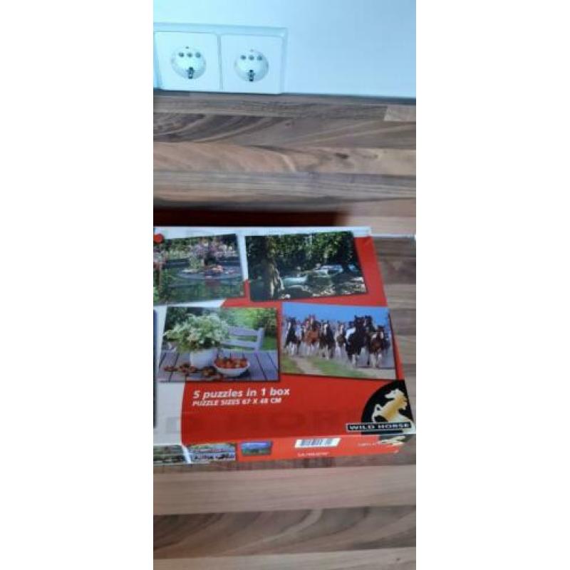 wild horse puzzels 5 x 1000