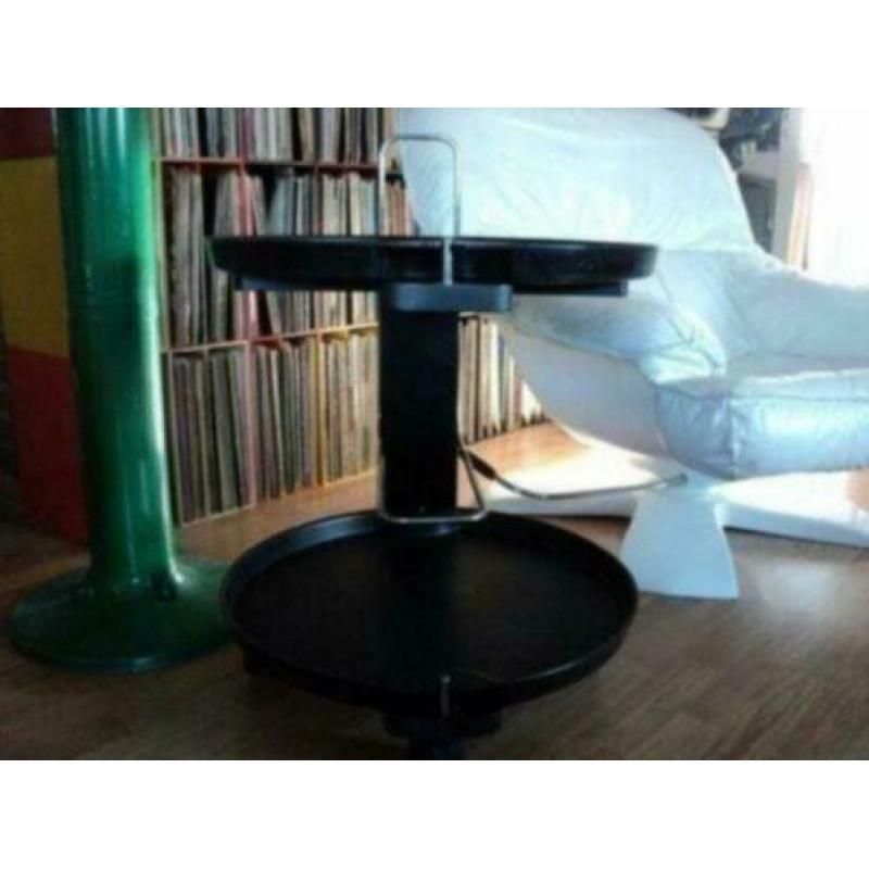 Rosenthal space age design bartafel zwart jaren 70 retro