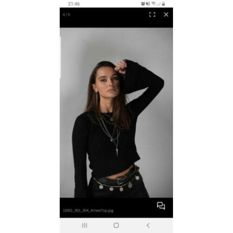 Moost Wanted Aimee top black S