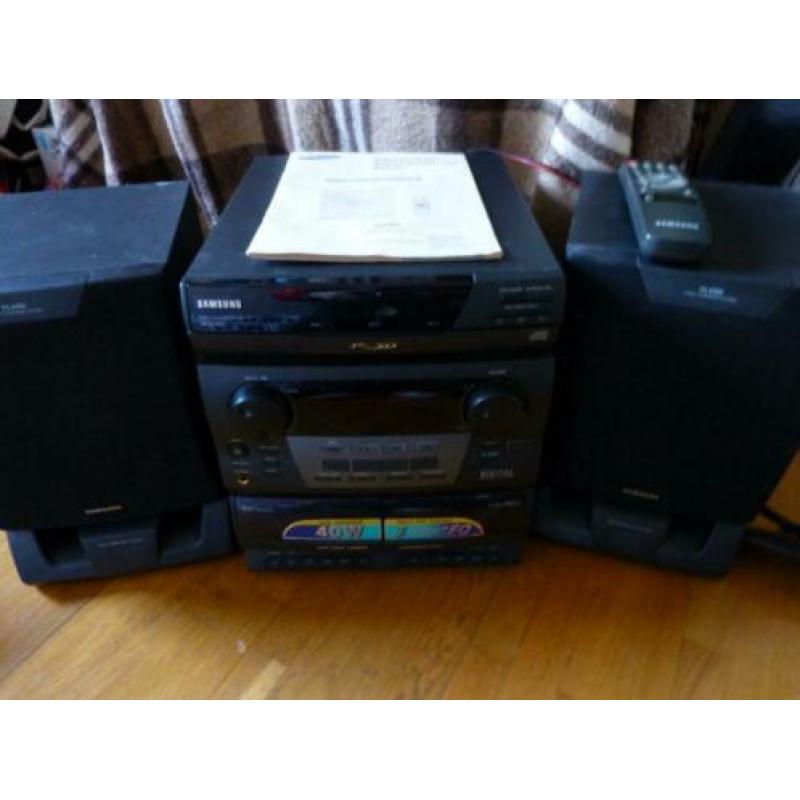 Samsung Max 445 midi stereo set speakers afstandsbediening