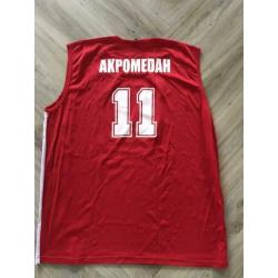 Match worn Spirou basket basketball jersey shirt matchworn