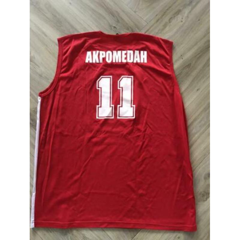 Match worn Spirou basket basketball jersey shirt matchworn