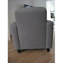 Compacte, grijze FAUTEUIL stevige zit - GOEDE KWALITEIT !!!