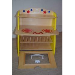 houten Keukentje met pannetjes