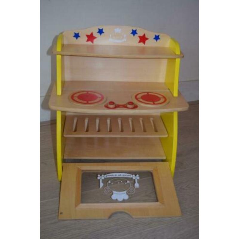 houten Keukentje met pannetjes